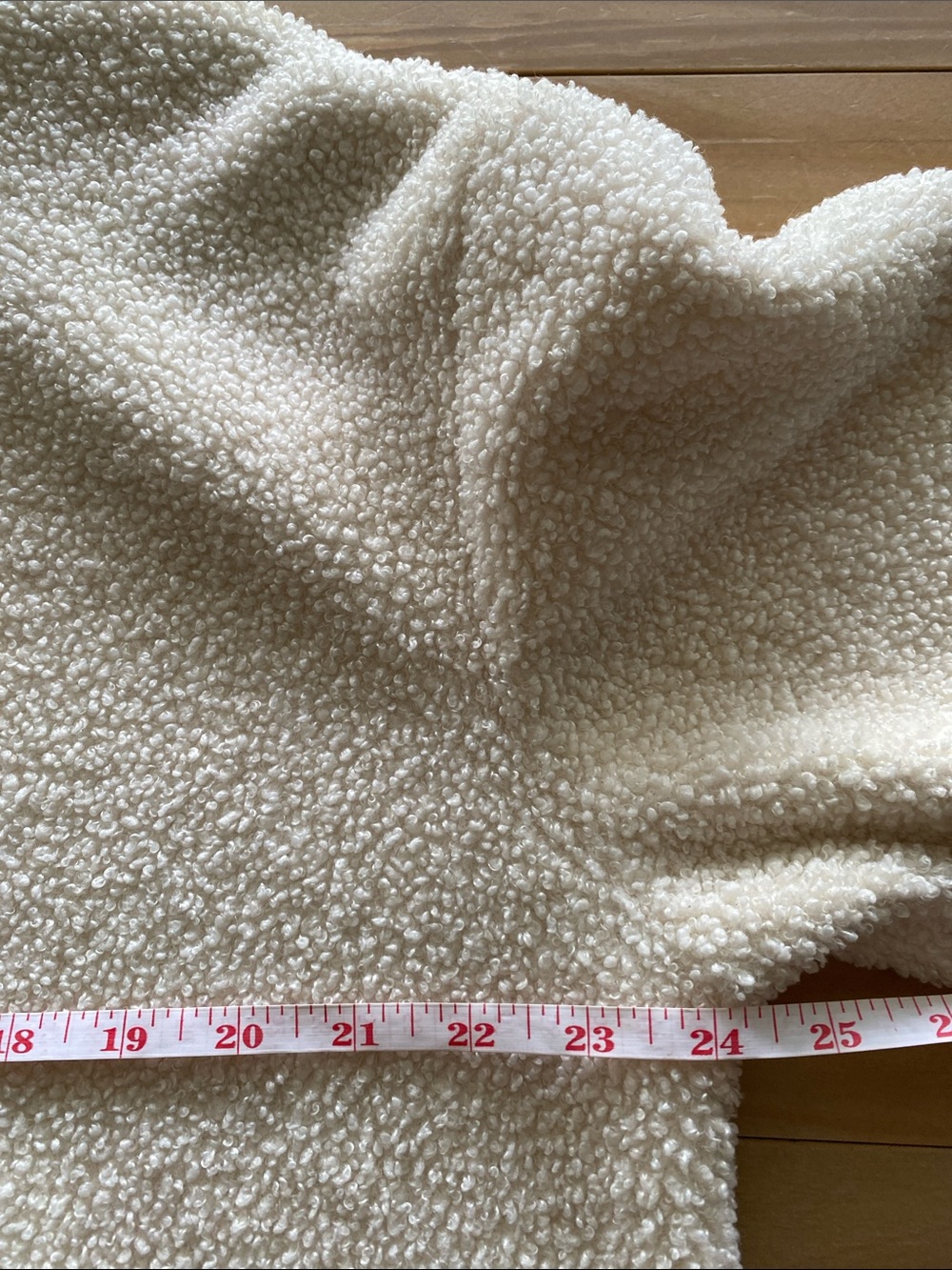 Te Verde Sherpa Fleece Pullover Sweater Size L Cream Cozy Quarter Zip - Picture 6 of 6